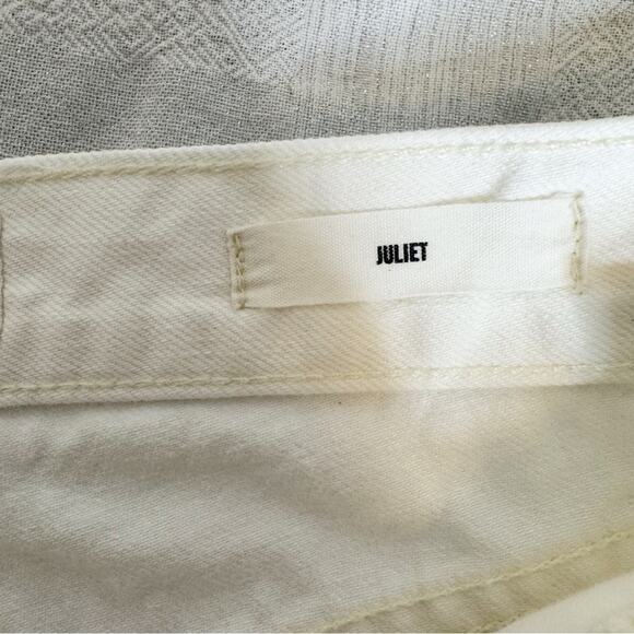Nili Lotan Juliet High Waist Jeans in Cream Wash Size 25 - Picture 13 of 16